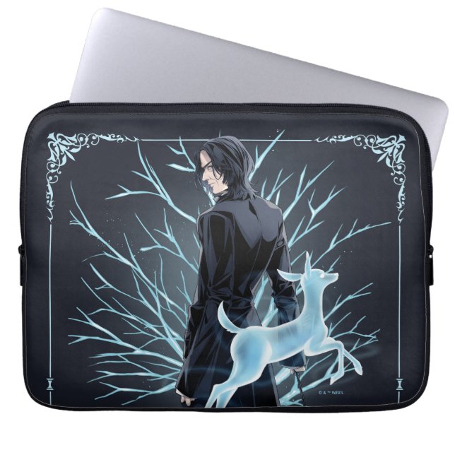 Funda Para Portátil Patrono de Doe de Anime Severus Snape (Frente)