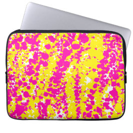 Funda Para Portátil Patrulla rosa y amarilla