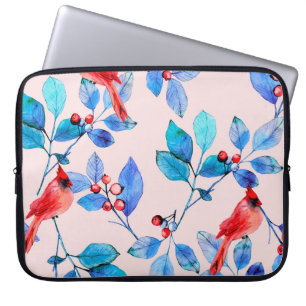 Funda Para Portátil pattern background abstract red kaleidoscope desig