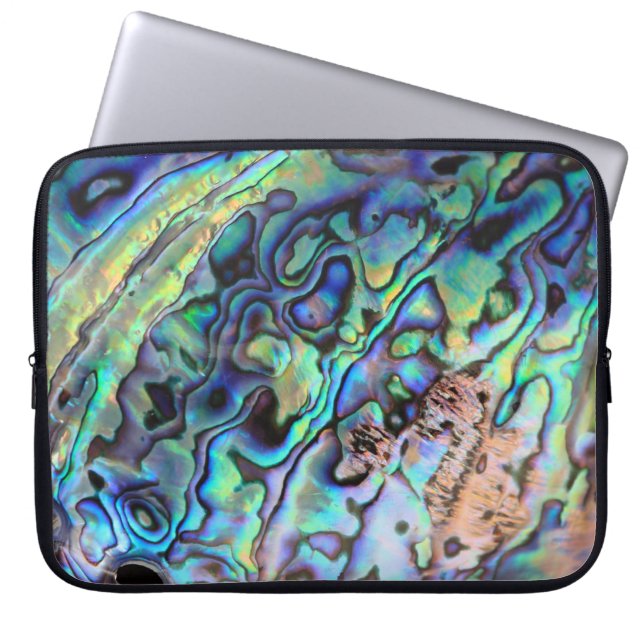 Funda Para Portátil Paua abalone hermosa cáscara de neopreno (Frente)