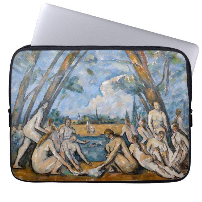 Funda Para Portátil Paul Cezanne - Los grandes bañistas (Frente)