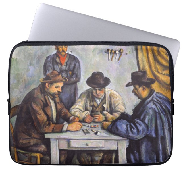 Funda Para Portátil Paul Cezanne - Los jugadores de cartas (Frente)