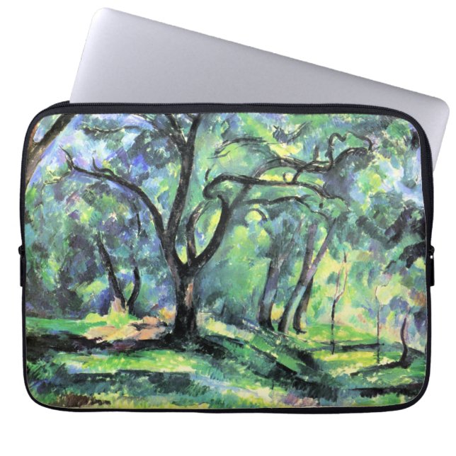 Funda Para Portátil Paul Cezanne painting, Forest, (Frente)