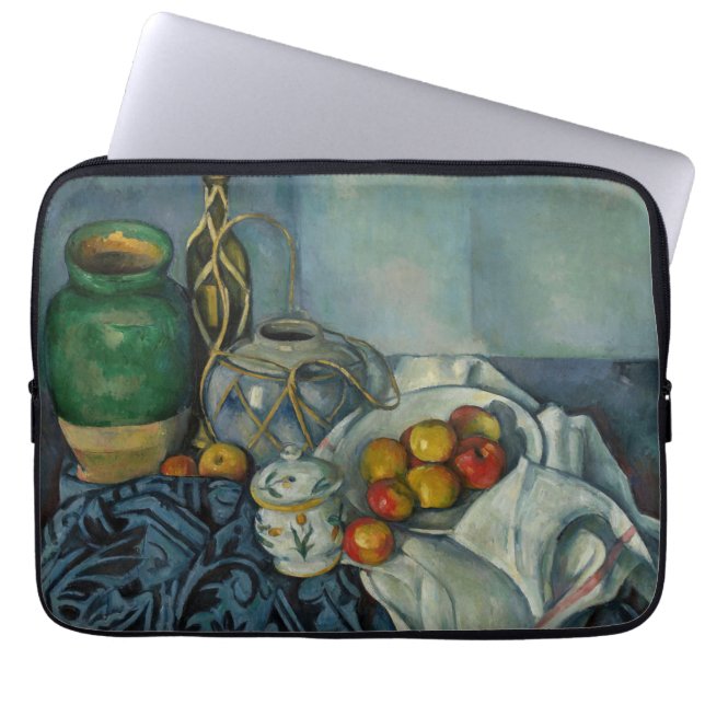 Funda Para Portátil Paul Cezanne - Todavía la vida con manzanas (Frente)