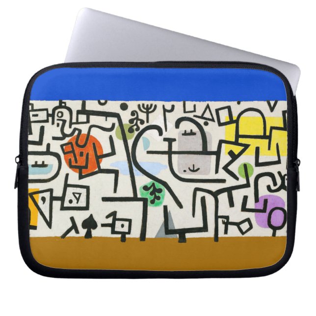 Funda Para Portátil Paul Klee Rich Harbor Abstrae Expressionismo (Frente)