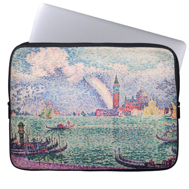 Funda Para Portátil Paul Signac - Arcoiris, Venecia (Frente)