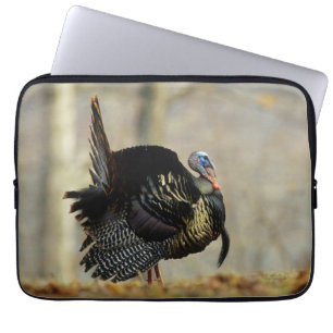 Funda Para Portátil Pavo macho pavoneándose, Illinois