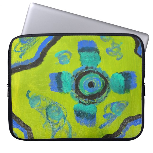 Funda Para Portátil Pavo real (Frente)