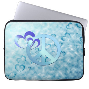 Funda Para Portátil Paz azul