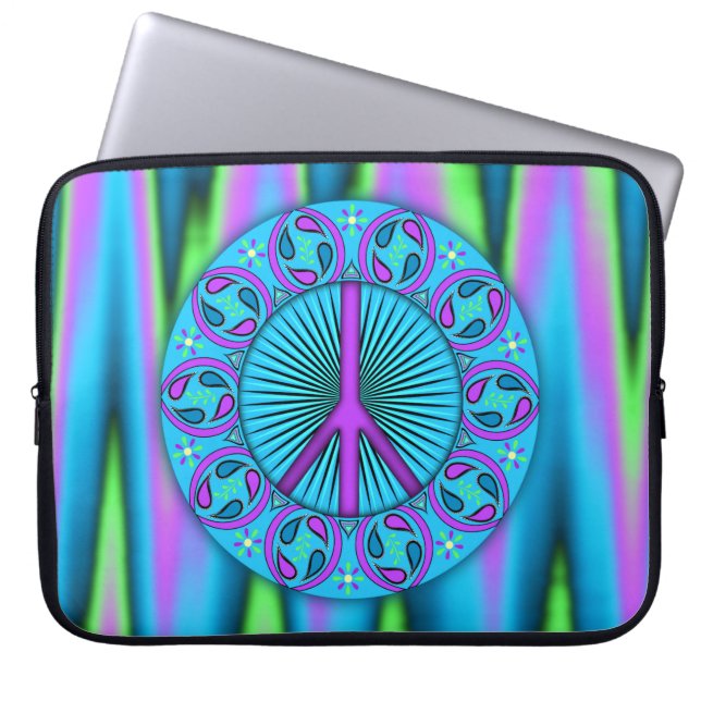 Funda Para Portátil Paz ~ Leaf (Frente)