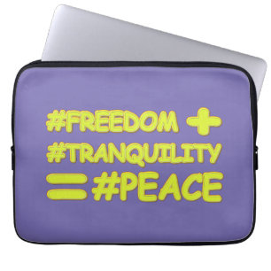 Funda Para Portátil "PEACE FORMULA EQUATION" Cute Design. Buy Now