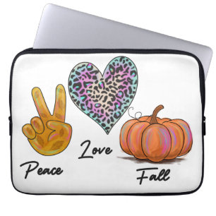 Funda Para Portátil Peace Love Fall