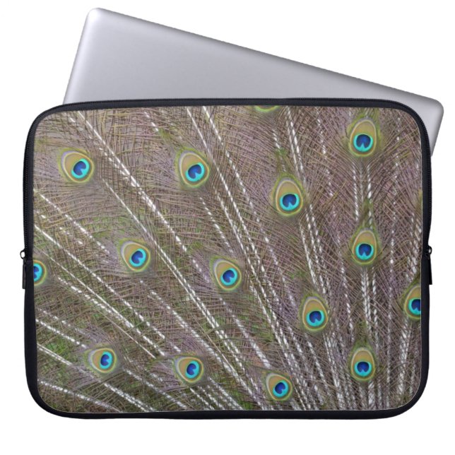 Funda Para Portátil Peacock Feathers (Frente)