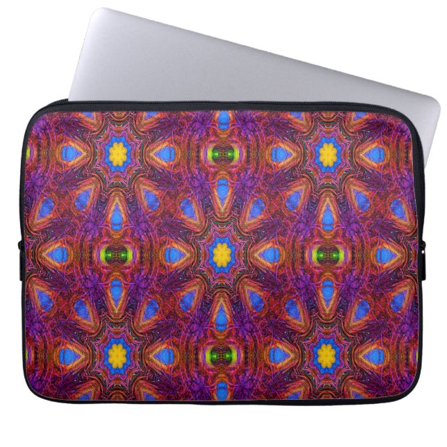 Funda Para Portátil Peacock Mandala... (Frente)
