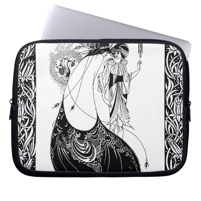 Funda Para Portátil Peacock Skirt Beardsley Art Nouveau (Frente)