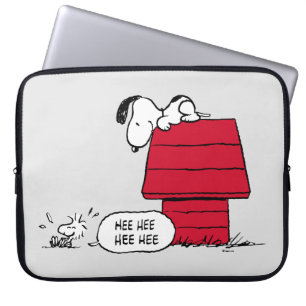 Funda Para Portátil PEANUTS Patrón rojo y negro