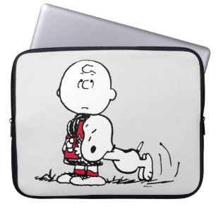 Funda Para Portátil PEANUTS Patrón rojo y negro