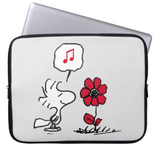 Funda Para Portátil PEANUTS Patrón rojo y negro