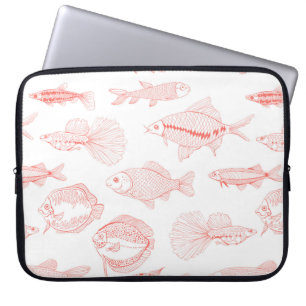 Funda Para Portátil Peces