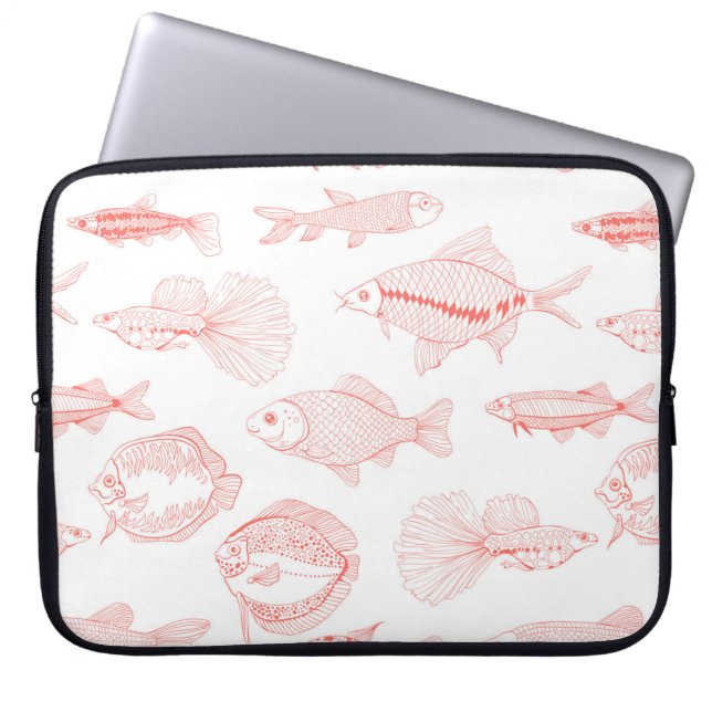 Funda Para Portátil Peces (Frente)