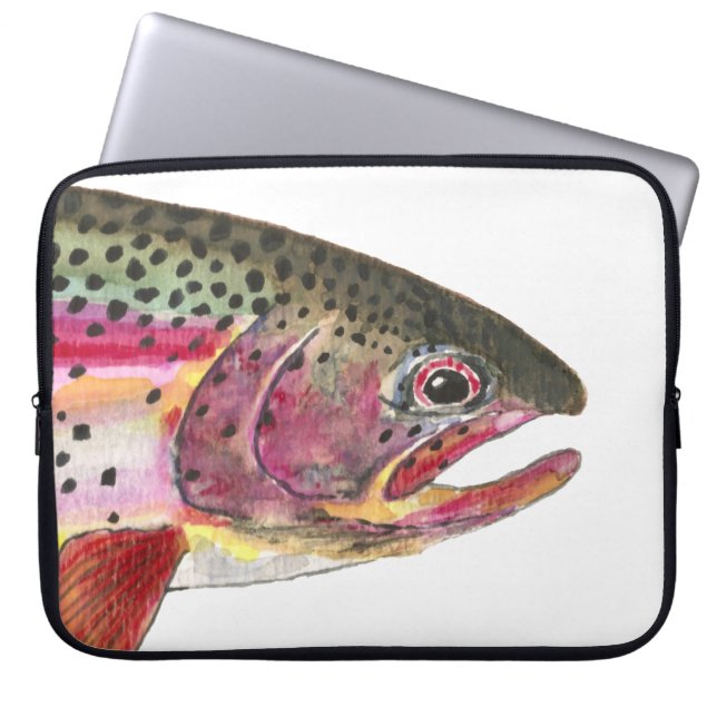 Funda Para Portátil Peces de trucha arco iris (Frente)