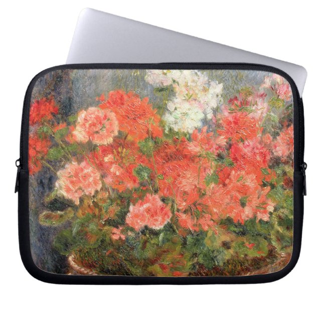 Funda Para Portátil Pedro geranios de Renoir un | en un lavabo de (Frente)
