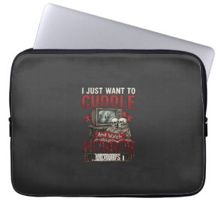 Funda Para Portátil Películas de Terror Acurrucadas Calaveras de Hallo