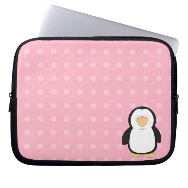 Funda para portátil Penguin Neoprene de 10 pulgada (Frente)