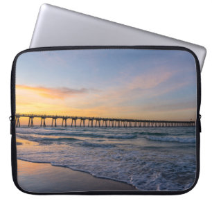 Funda para portátil Pensacola Pier Shoreline Sunri