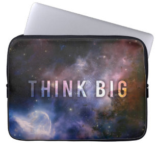 Funda Para Portátil PENSAR EN GRAN - Motivación espacial y universal