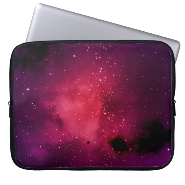 Funda Para Portátil Pequeña parte de un campo de estrella infinita del (Frente)