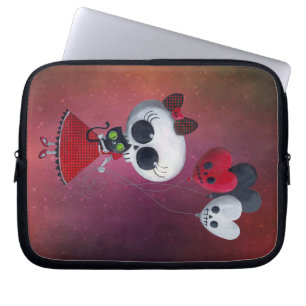 Funda Para Portátil Pequeña Srta. Death Valentine Girl