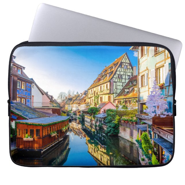 Funda Para Portátil Pequeña Venecia, Colmar (Frente)