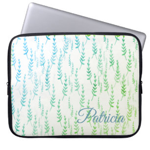Funda Para Portátil Pequeñas pelucas con hojas