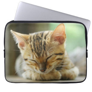 Funda Para Portátil Pequeño gatito del bebé el dormir