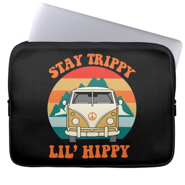Funda Para Portátil Pequeño hippie (Frente)