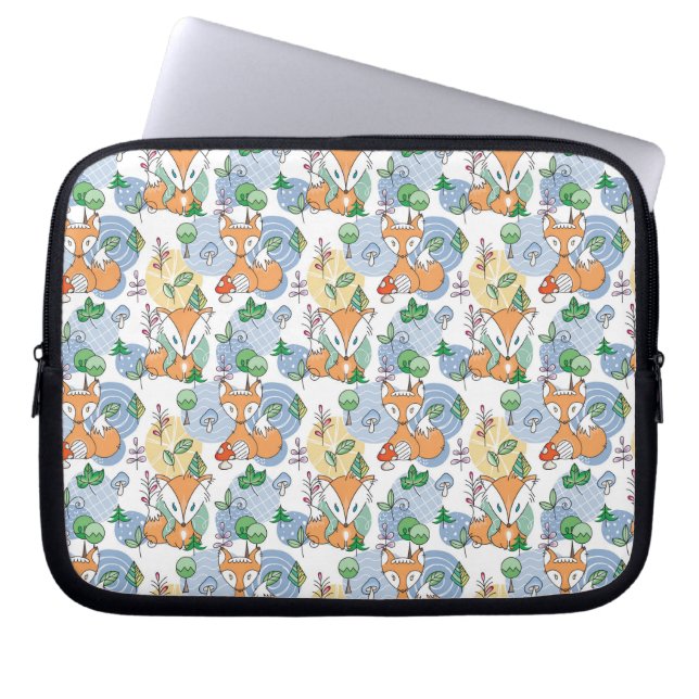 Funda Para Portátil Pequeño modelo lindo del Fox (Frente)