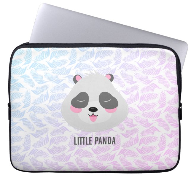 Funda Para Portátil Pequeño panda (Frente)