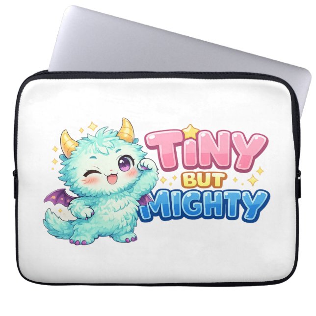 Funda Para Portátil Pequeño pero poderoso dragón (Frente)