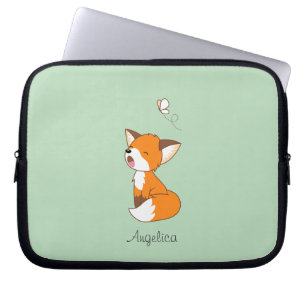 Funda Para Portátil Pequeño Zorro Sueño