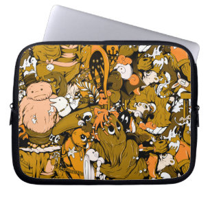 Funda Para Portátil Pequeños monstruos