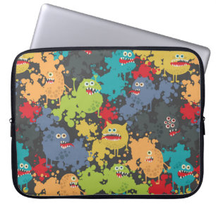 Funda Para Portátil Pequeños monstruos graciosos
