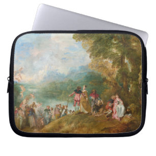 Funda Para Portátil Peregrinaje a Cythera el embarque para Cythera