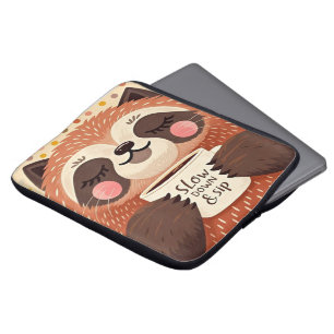 Funda Para Portátil Pereza Personalizado aguda con ojos exageradamente