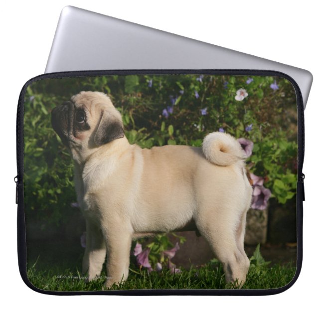 Funda Para Portátil Perfil del barro amasado del cervatillo (Frente)