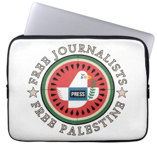 Funda Para Portátil Periodistas libres liberan a Palestina