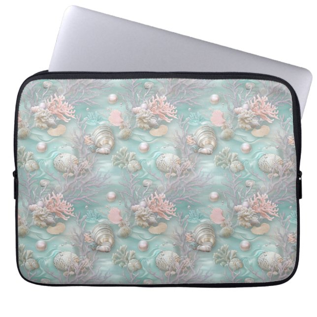 Funda Para Portátil Perlas Bajo El Mar (Frente)