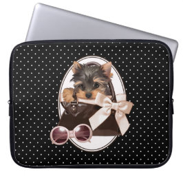 Funda Para Portátil Perrito de Yorkshire Terrier