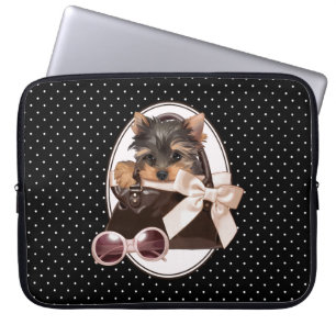 Funda Para Portátil Perrito de Yorkshire Terrier
