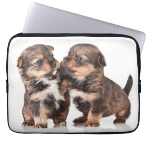 Funda Para Portátil Perritos lindos de Yorkshire Terrier